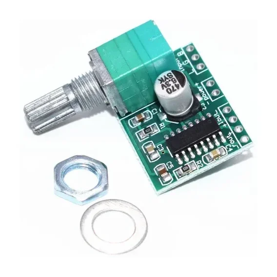 PAM8403 Mini 5V Audio Amplifier Board with Switch Potentiometer — Display & Communication