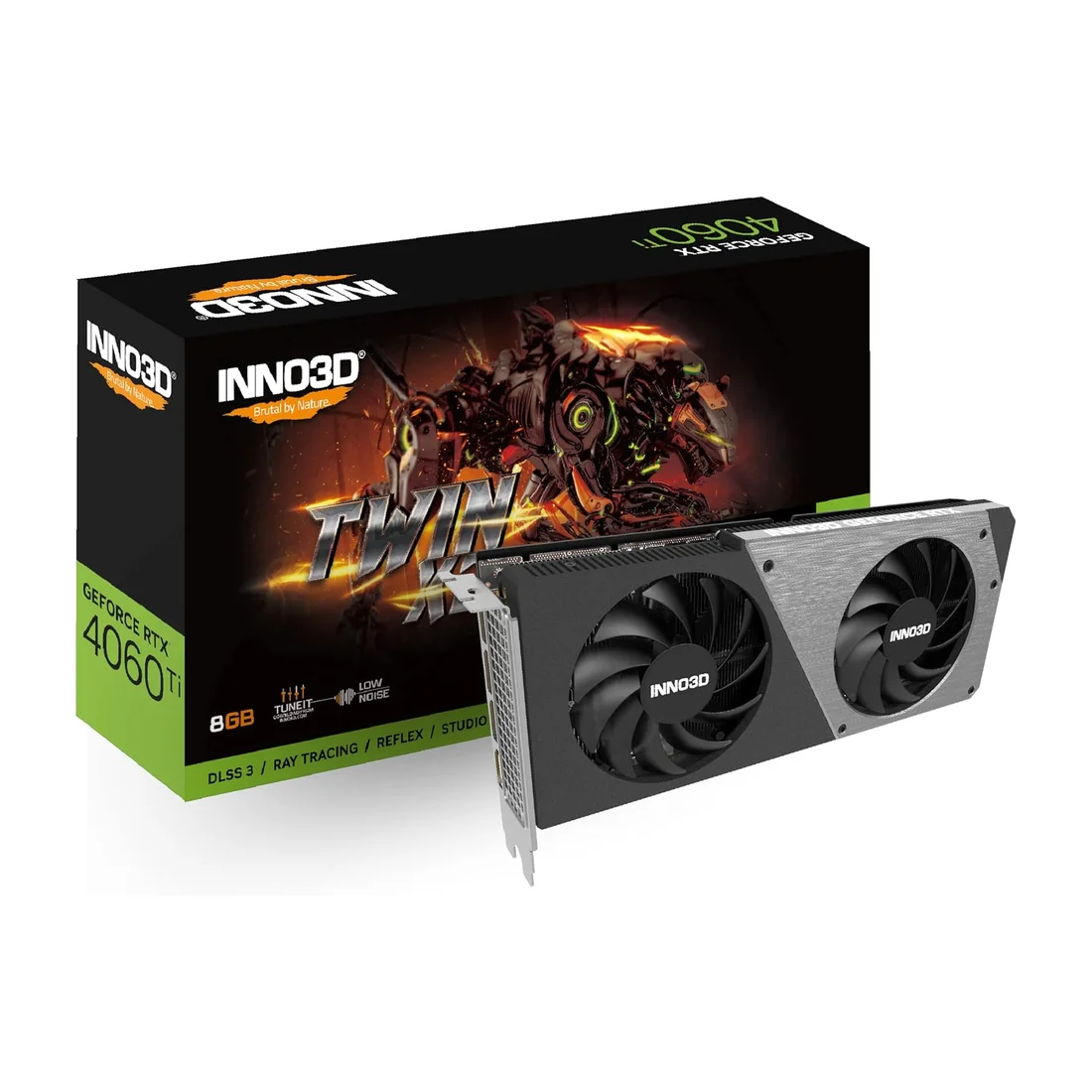 PNY GeForce RTX 5050 VERTO Dual Fan 8GB GDDR6 Graphics Card — Detail / close-up