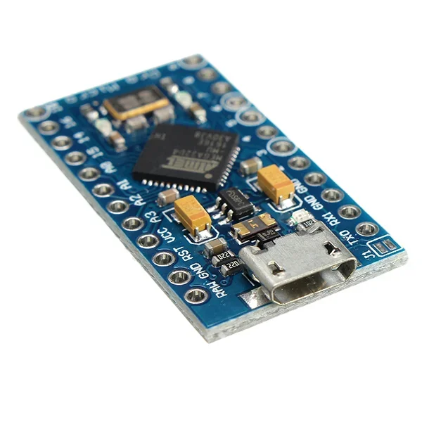 Pro Micro 5V 16M Mini Leonardo Microcontroller Development Board For Arduino — Microcontrollers — Back view