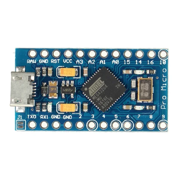 Pro Micro 5V 16M Mini Leonardo Microcontroller Development Board For Arduino — Microcontrollers — Pinout diagram
