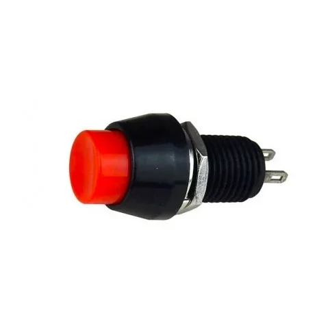 Push Button SPST ON-OFF Switch RED — Power & Components — Back view