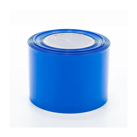 PVC Heat Shrink Sleeve 110mm Sky Blue 1 Meter — Power & Components — Back view