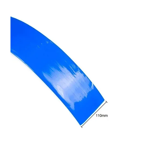 PVC Heat Shrink Sleeve 110mm Sky Blue 1 Meter — Power & Components