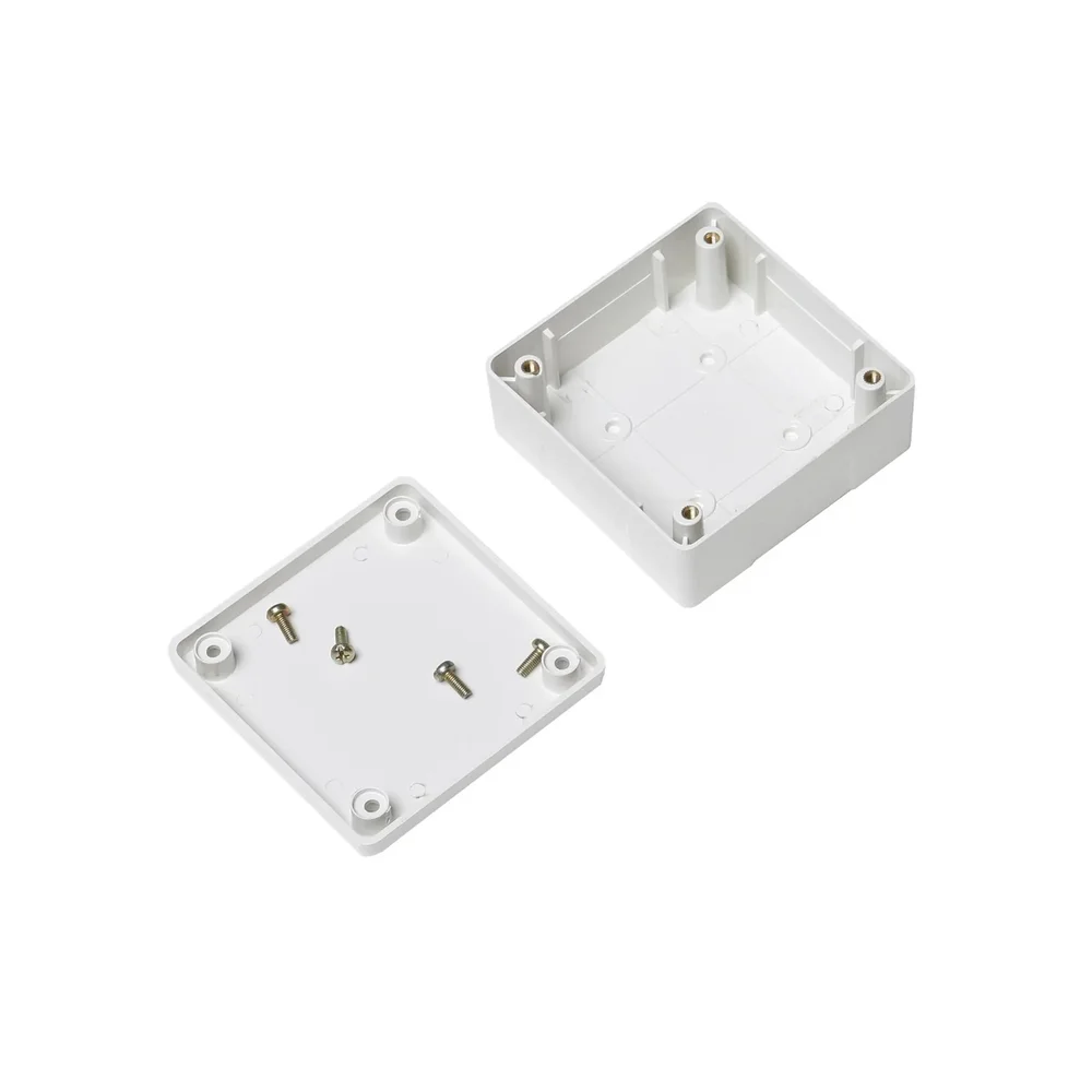 PVC PLASTIC ENCLOSURE – 4″ X 4″ — Tools — Back view
