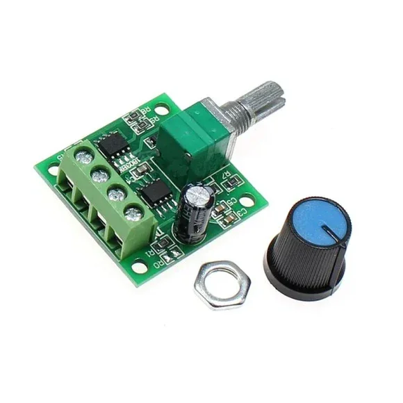 PWM DC Motor Speed Controller 1.8V/3V/5V/6V/12V – 2A — Motors & Actuators