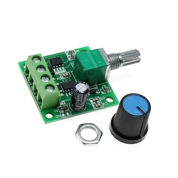 PWM DC Motor Speed Controller 1.8V/3V/5V/6V/12V – 2A — Motors & Actuators — Pinout diagram