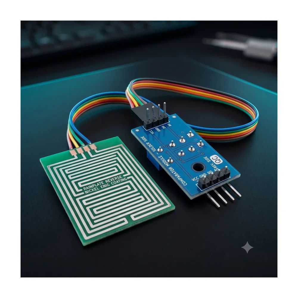 Rain Drop Sensor — Back view