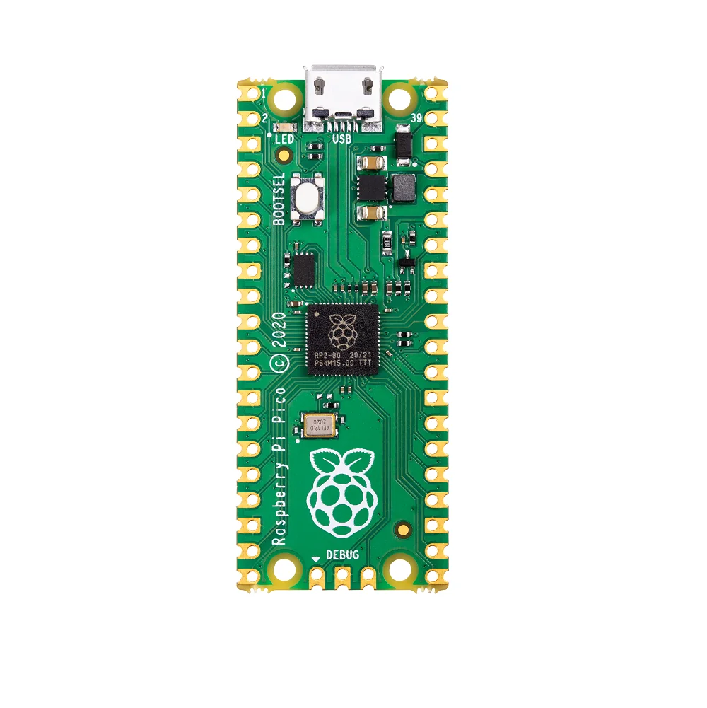 Raspberry Pi Pico Original Version Dual-core Arm Cortex — Microcontrollers — Back view