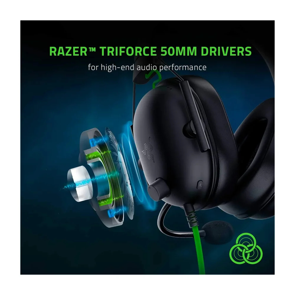 Razer BlackShark V2 X — Detail / close-up