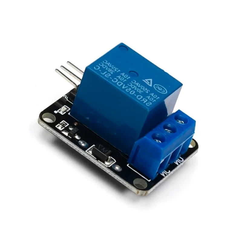 Relay Module 5V 10A (1-channel) — Back view