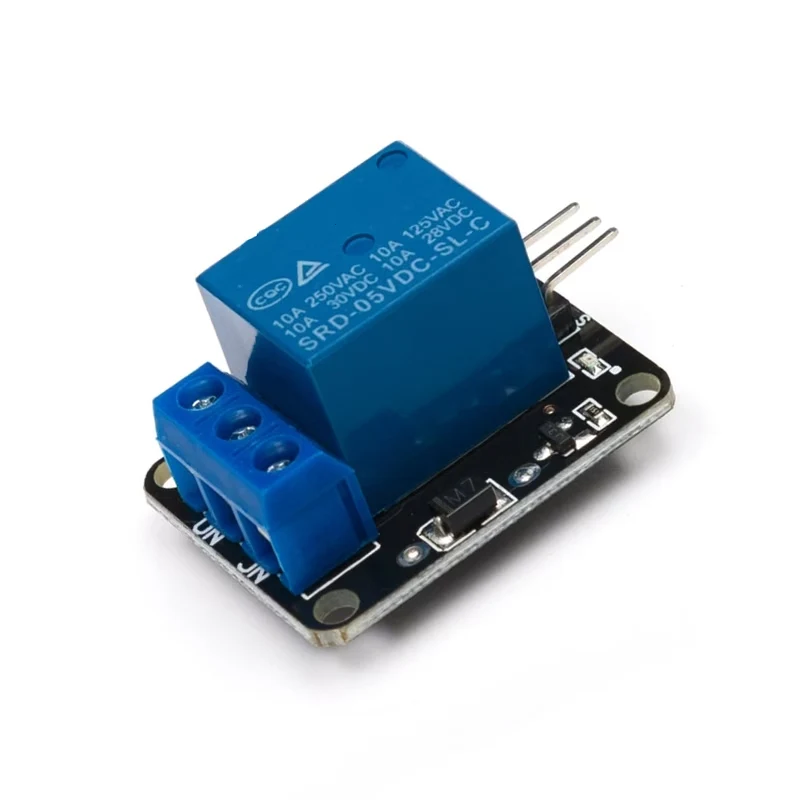 Relay Module 5V 10A (1-channel) — Power & Components