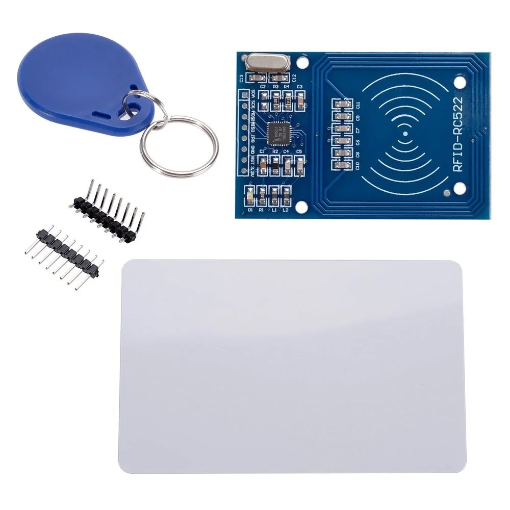 RFID Reader + Tags — Back view