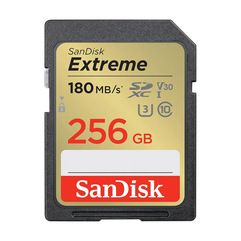 SanDisk Extreme Pro SDXC 256 GB V90 — Misc