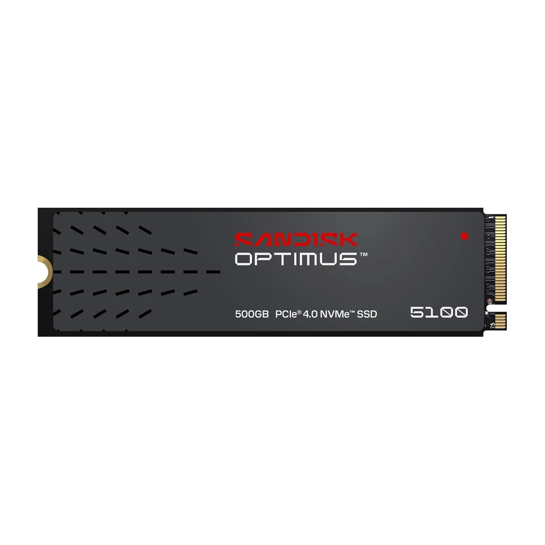 SanDisk Optimus GX Pro 8100 1TB PCIe Gen5 x4 NVMe M.2 SSD — Back view