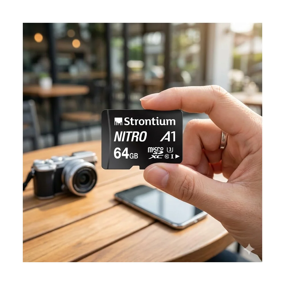 SanDisk Ultra microSDXC 64 GB (A1) — Back view