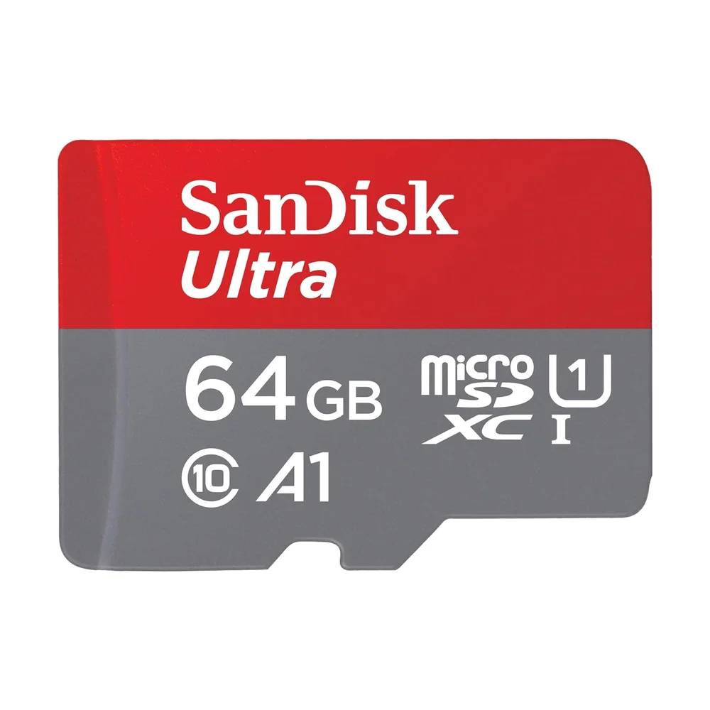 SanDisk Ultra microSDXC 64 GB (A1) — Detail / close-up