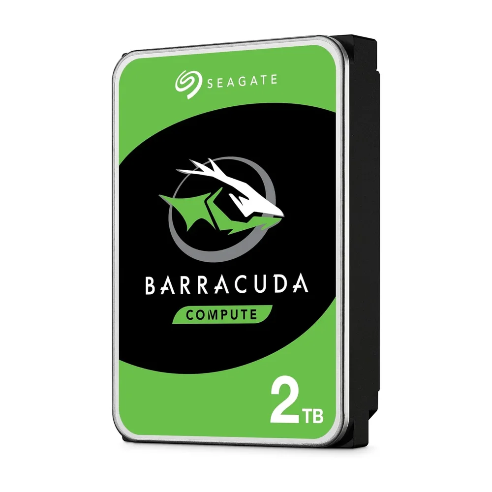 Seagate BarraCuda 2 TB HDD — Back view