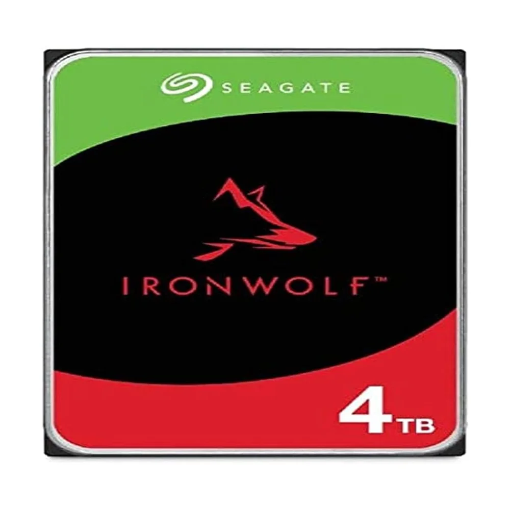 Seagate IronWolf 4 TB NAS HDD — Detail / close-up