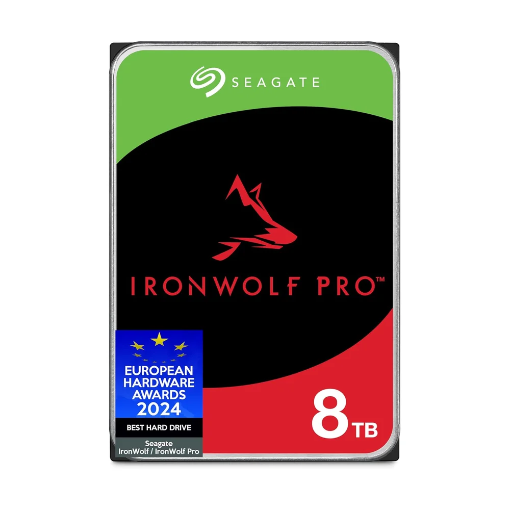 Seagate IronWolf Pro 8 TB NAS HDD — Detail / close-up