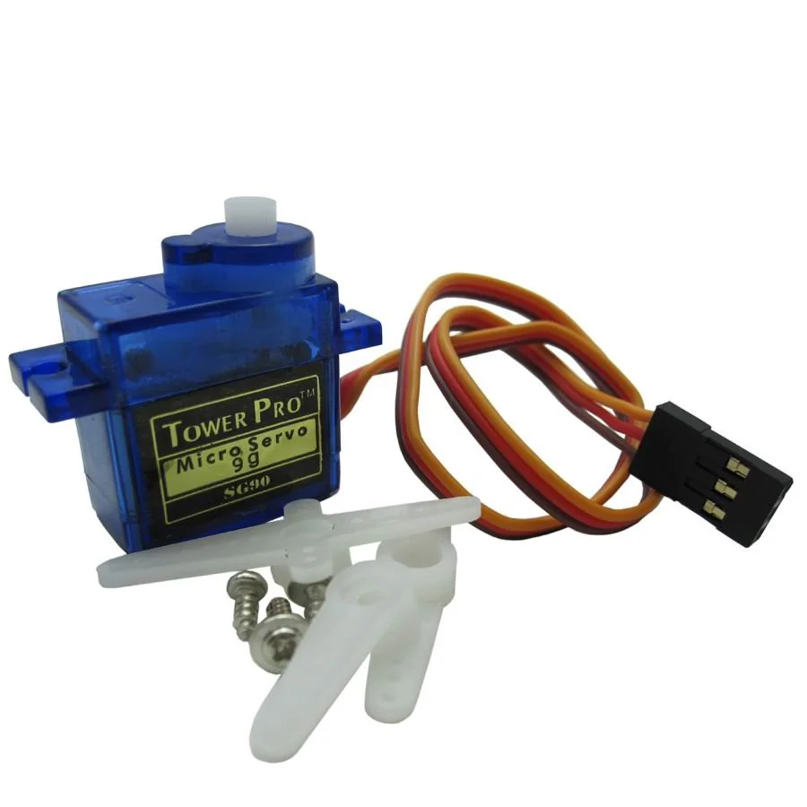 SG90 9g Micro Servo Motor 180° Plastic Gear Servo for Arduino, Robotics & RC Projects — Motors & Actuators — Back view