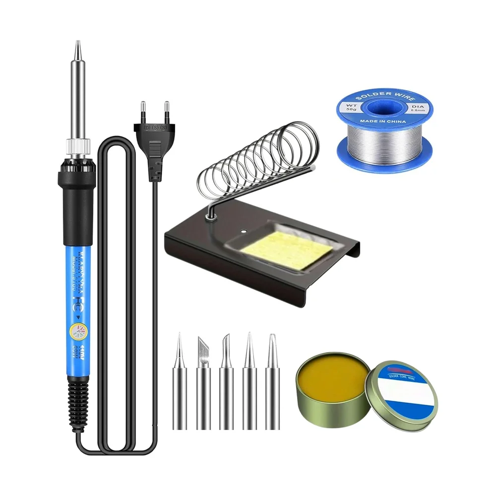 Soldering Iron Tip Set (5 shapes) — Back view