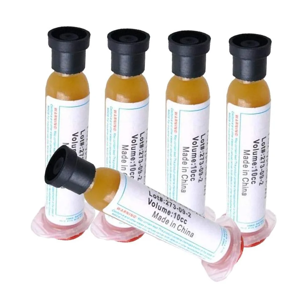 BGA Solder Paste Syringe (10 g) — Detail / close-up