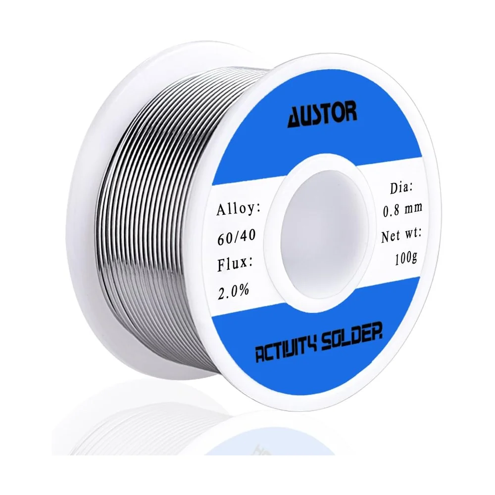 Solder Wire 60/40 Sn/Pb (100 g, 0.8 mm) — Back view