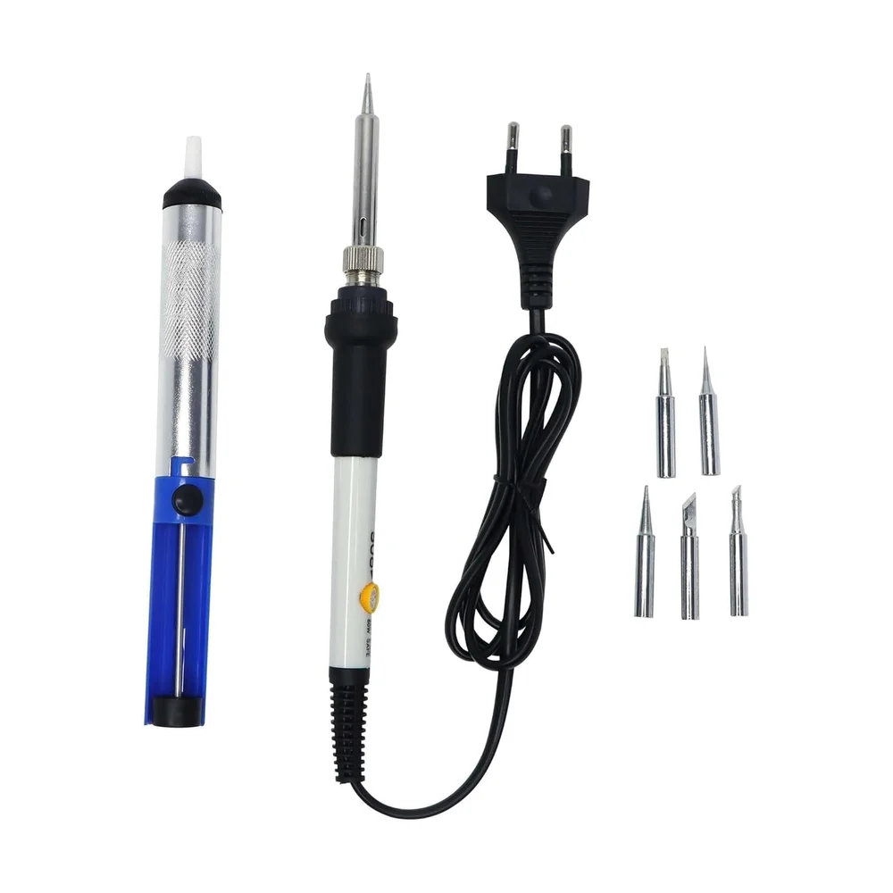 Soldering Iron 60W with Adjustable Temp — Back view