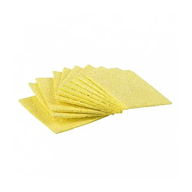 Soldering Iron Tips Cleaning Sponge-Yellow — Tools — Back view