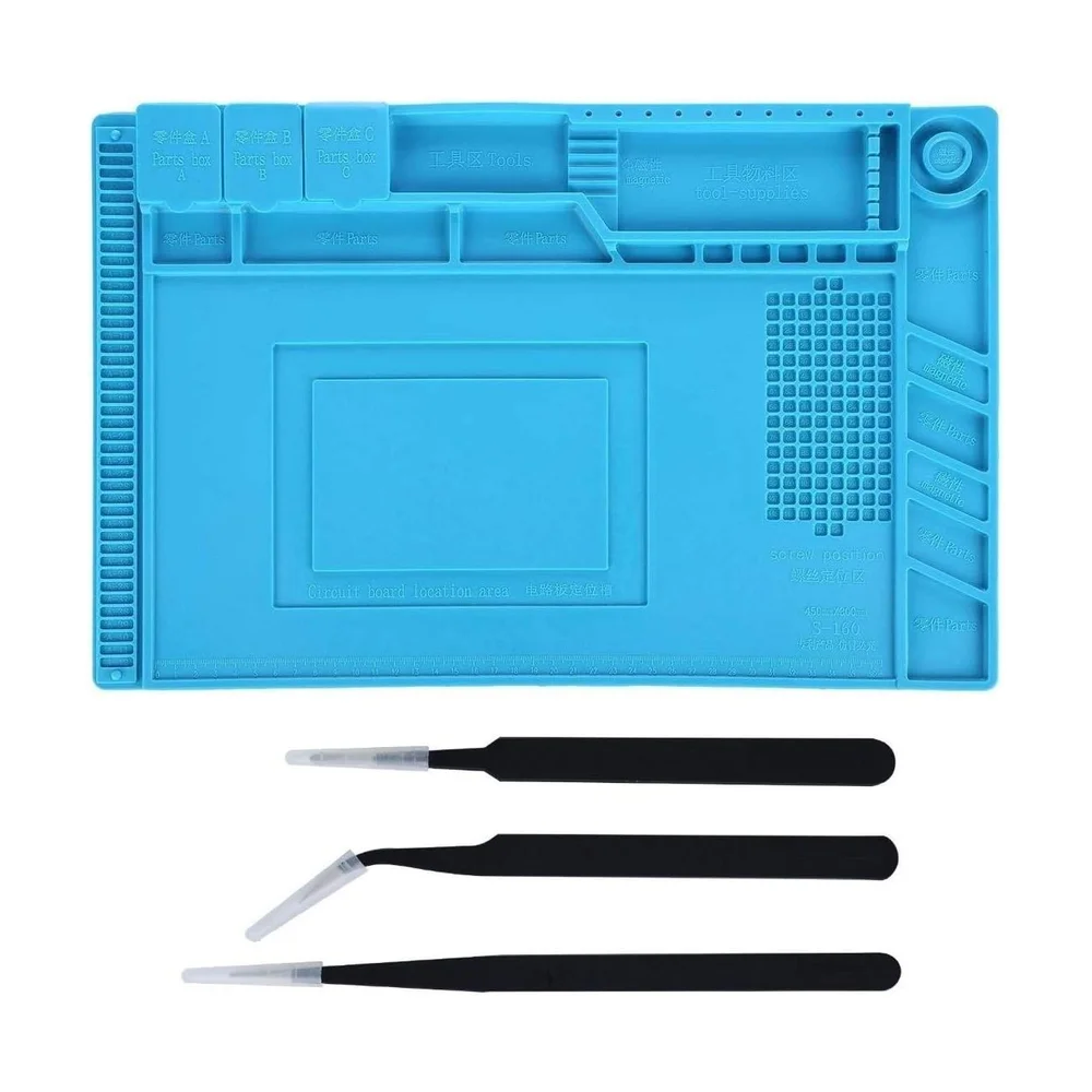 Silicone Soldering Work Mat (450×300 mm) — Detail / close-up