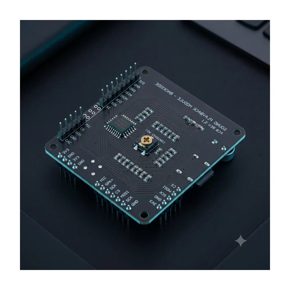 Sound Playback Module — Back view