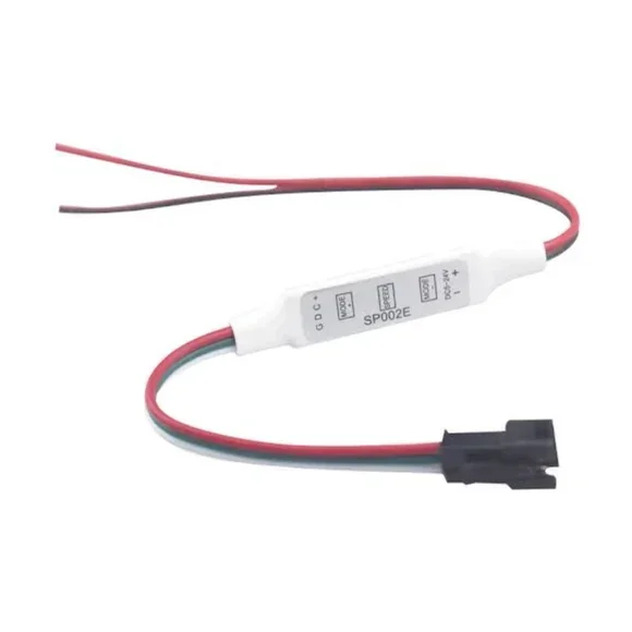 SP002E DC5-24V led pixel controller 3 keys LED light strips — Power & Components — Pinout diagram