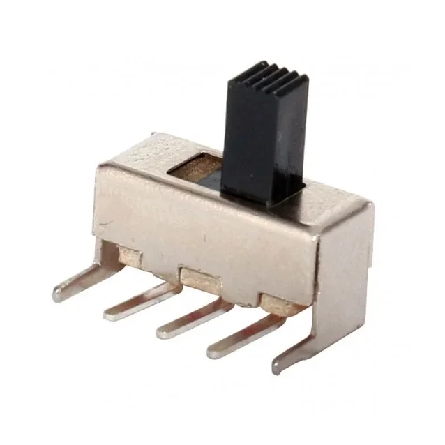 SS12F23 On-Off Right Angle Slide Switch – 3 Legs — Power & Components