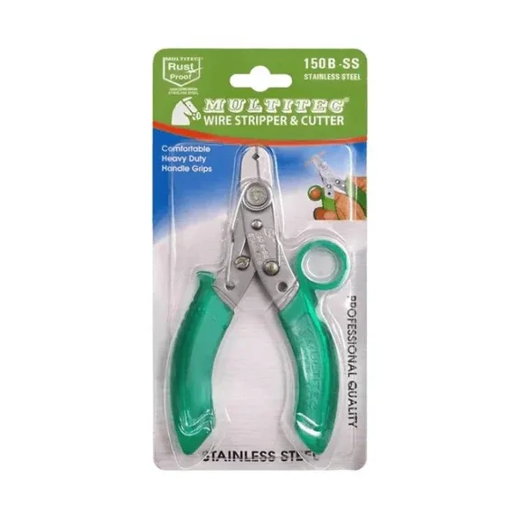 Multitec Stainless Steel Wire Stripper & Cutter (150B-SS) — Tools — Back view