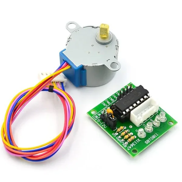 Stepper Motor(28YBJ-48) with ULN2003 Driver Board — Motors & Actuators — Pinout diagram
