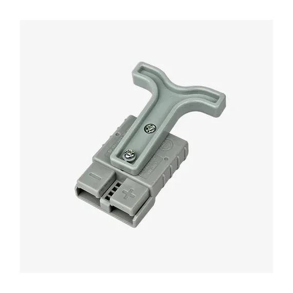 T Handle Connector for SB50 Anderson Connector – Grey — Connectors & Wires — Detail / close-up