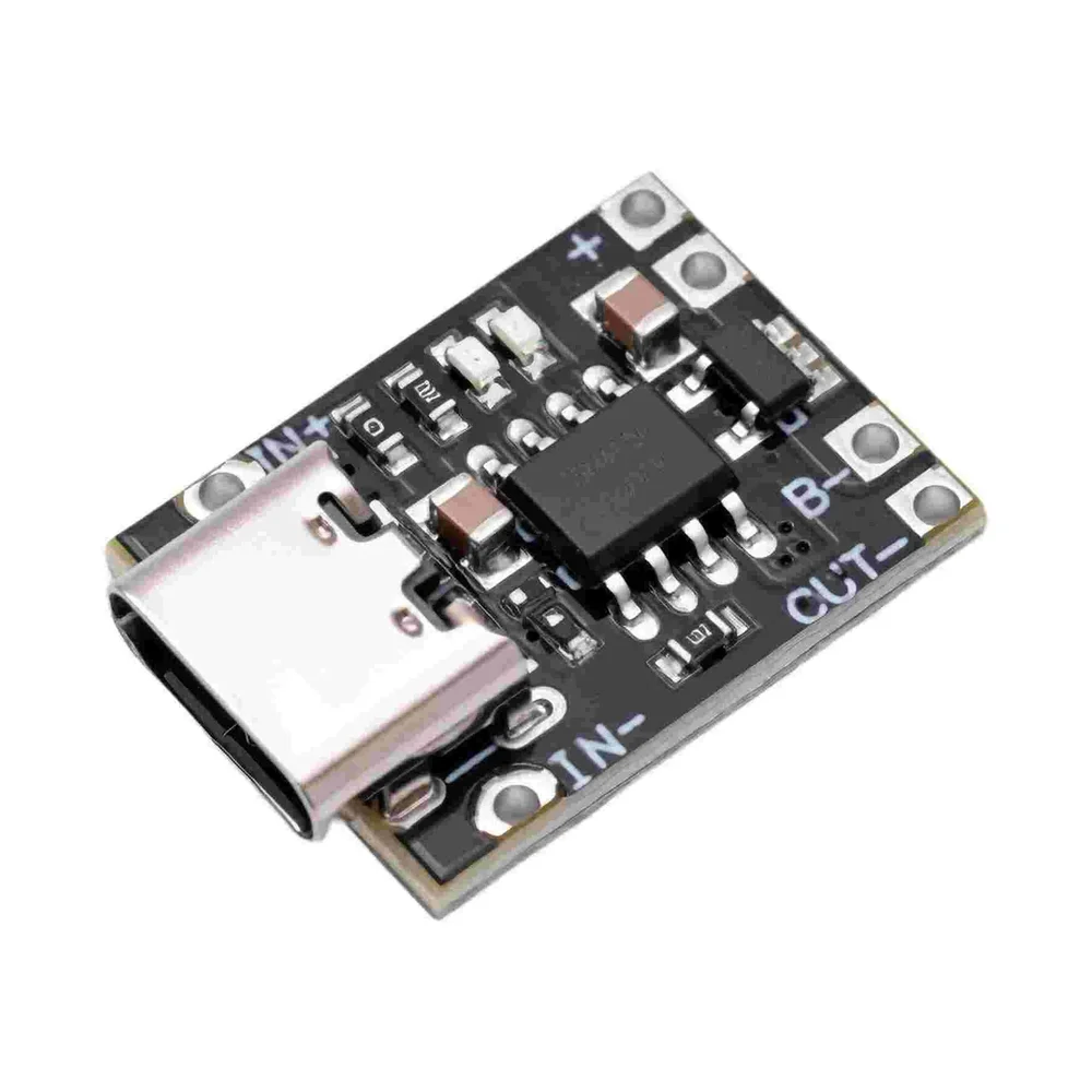 TC4056 Type-C 1A Lithium Battery Charging Module 5V USB-C 3.7V Li-ion LiPo Charger Board — Power & Components