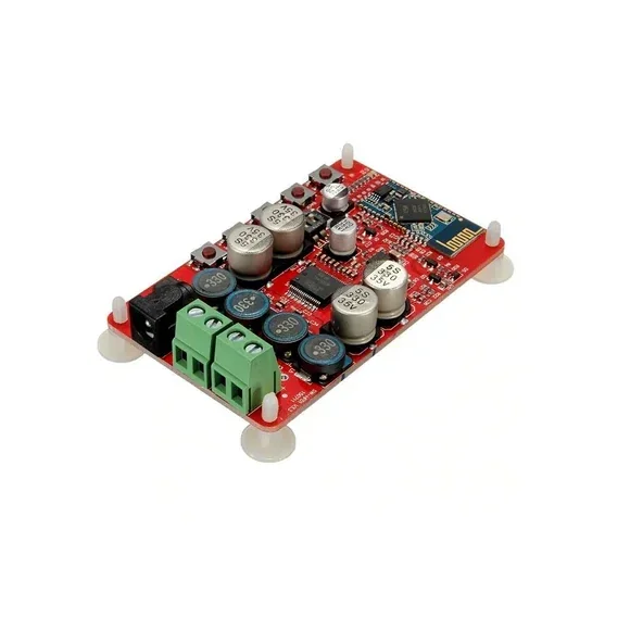 TDA7492P 50W Wireless Digital Audio Receiver Amplifier Board — Display & Communication — Back view