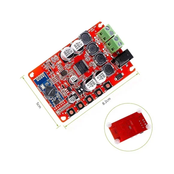 TDA7492P 50W Wireless Digital Audio Receiver Amplifier Board — Display & Communication — Detail / close-up