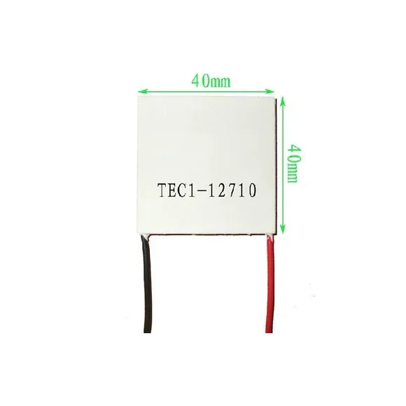 TEC1 12710 40x40mm Thermoelectric Cooler 10A Peltier Module — Power & Components — Detail / close-up