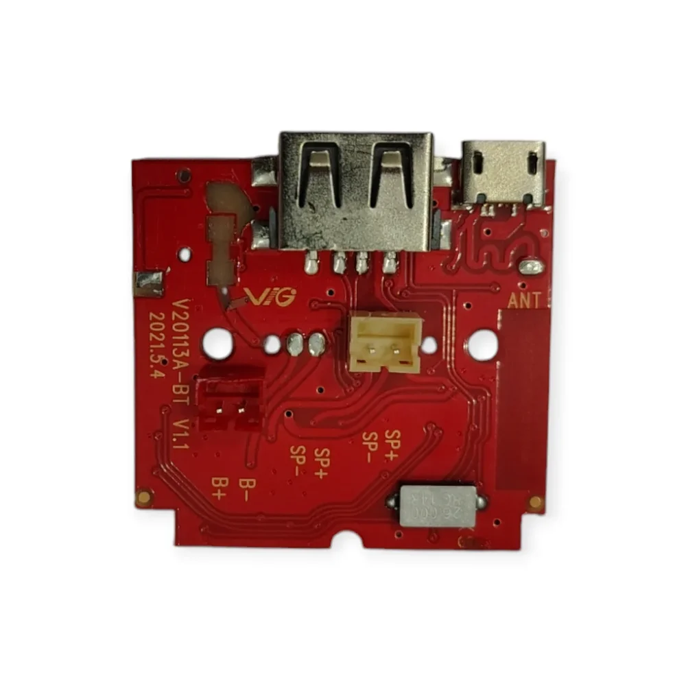 TG113 Bluetooth Speaker Circuit Board Module — Display & Communication — Back view