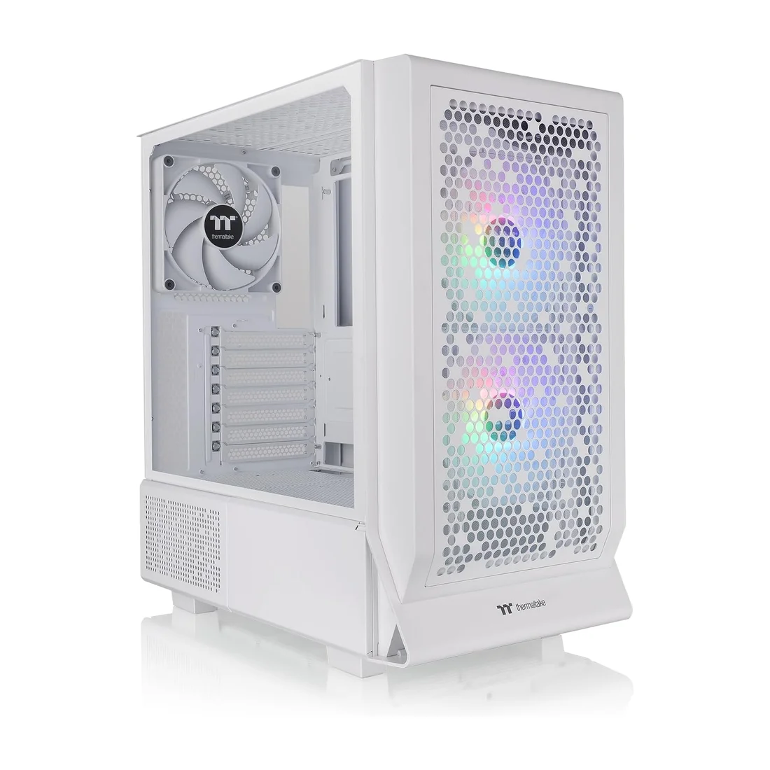 Thermaltake CTE C750 TG ARGB Snow White E-ATX Full Tower Case — Back view