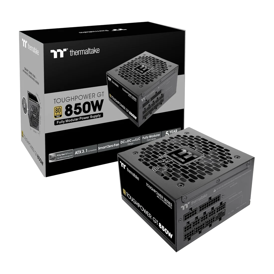 Thermaltake Smart BX1 750W 80 Plus Bronze Power Supply — Detail / close-up