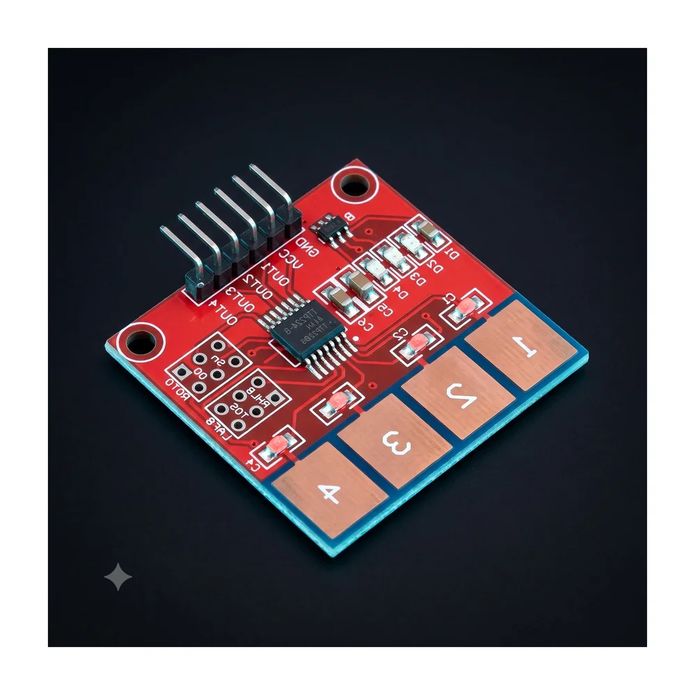 Touch Sensor (4 Channel) — Back view