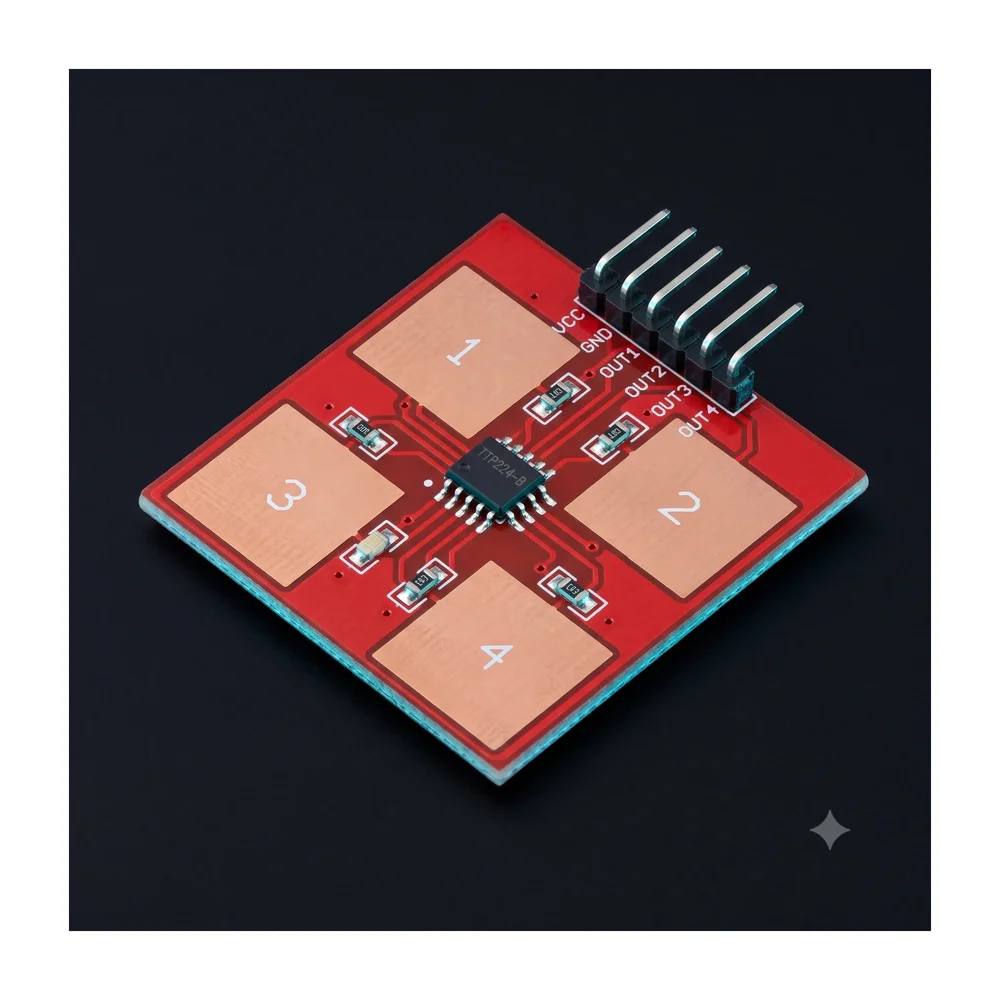 Touch Sensor TTP224 (4 channel) — Sensors