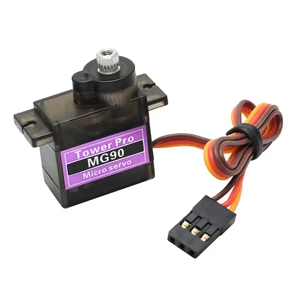 TowerPro Metal Gear MG90S Mini Digital Servo Motor (180° Rotation) — Motors & Actuators — Back view