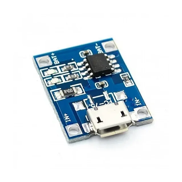 TP4056 1A Li-Ion Lithium Battery Charging Module with Micro USB 3.7V Charger Board — Power & Components