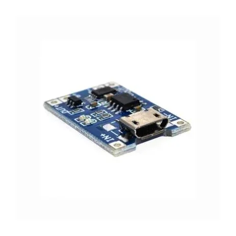 TP4056 (Micro USB with Current Protection) 1A Li-ion Battery Charging Module — Power & Components — Detail / close-up