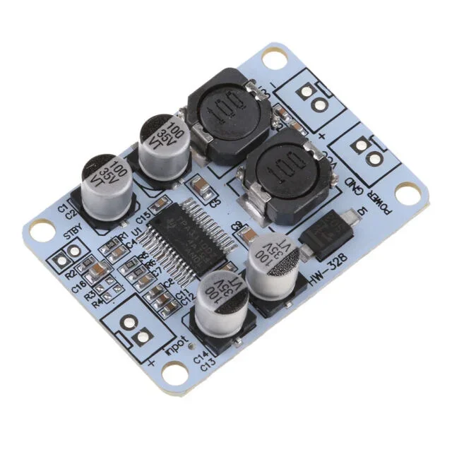 TPA3110 Mono Channel Digital Amplifier Board 30W Power Amplifier Module — Display & Communication — Detail / close-up