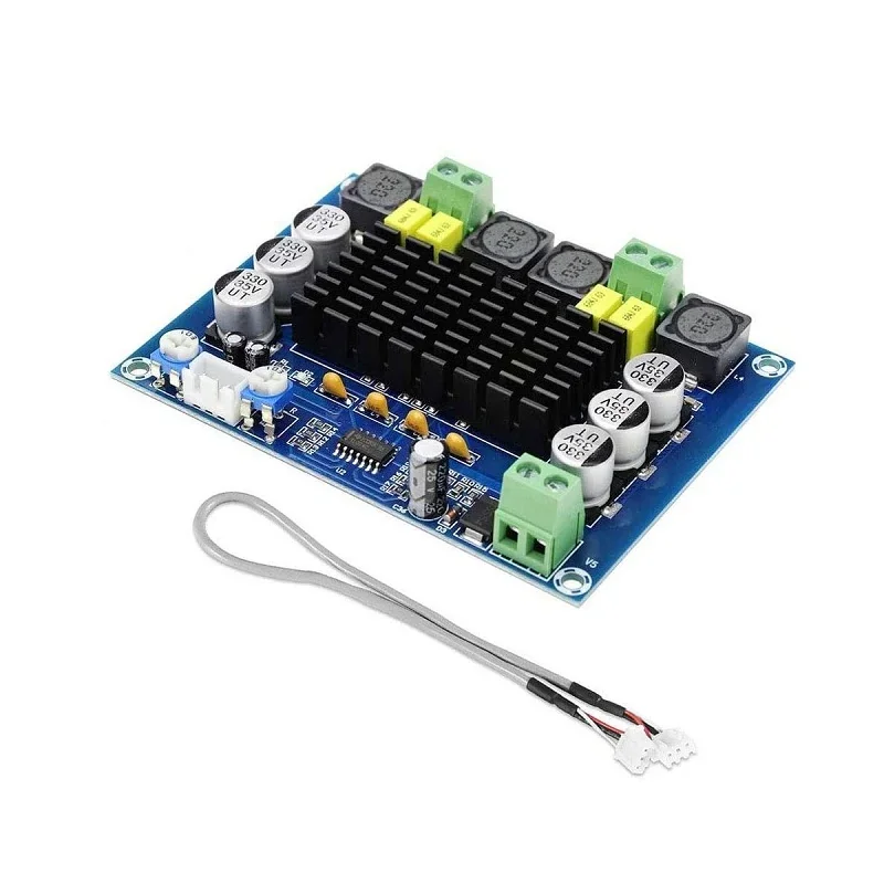 TPA3116D2 XH-M543 120W Dual Channel High Power Digital Power Amplifier Board — Display & Communication